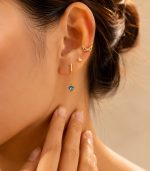 3 Piearrcing Blue Diamond