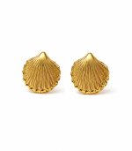 Golden Seashell Earring - Image 3