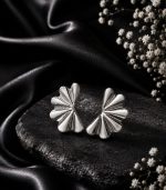 Silver Leaf Earrings - Image 4
