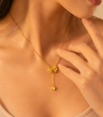 Bow Heart Necklace - Image 5