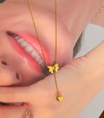 Bow Heart Necklace - Image 3