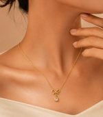 White Bow With Diamond - Image 2