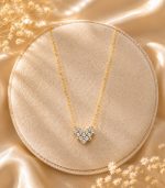 Diamond Heart Moveble Necklace - Image 3