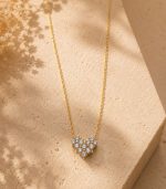 Diamond Heart Moveble Necklace - Image 4