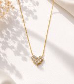 Diamond Heart Moveble Necklace - Image 5