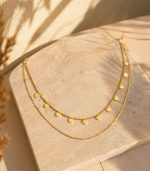 Double Layred Heart Necklace - Image 2
