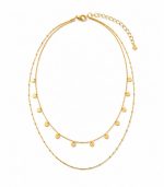 Double Layred Heart Necklace - Image 4