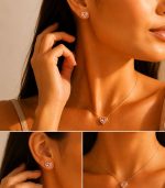 Pink Heart Necklace Set - Image 2