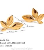 leaf Earrings - Image 4
