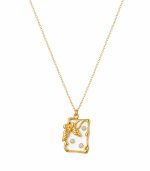 Butterfly Mina White Necklace - Image 3