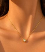 White Heart Necklace Set - Image 3