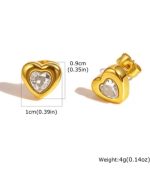 White Heart Necklace Set - Image 6