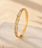 Gold Bangles With Gemstone - Image 3