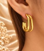 Stainless Steel Earrings 313 - Image 2