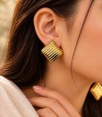 Stainless Steel Earrings 306 - Image 2