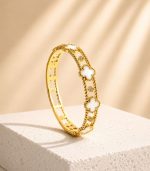 White Clover Bangle Bracelet - Image 2